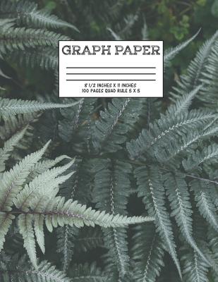 Graph Paper: Notebook Leaves Leaf Cute Pattern Cover Graphing Paper Composition Book Cute Pattern Cover Graphing Paper Composition By Majestical Notebook Cover Image