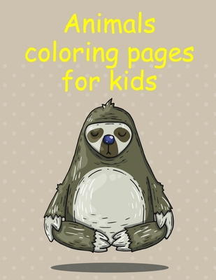 coloring book toddler: Fun and Cute Coloring Book for Children, Preschool,  Kindergarten age 3-5 (Wild Animals #4) (Paperback)
