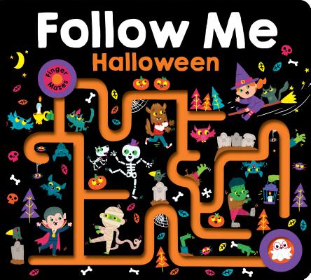 Maze Book: Follow Me Halloween (Finger Mazes) Cover Image