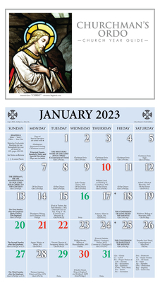 2023 Churchman's Ordo Kalendar: January 2023 Through December 2023 By Ashby Company (Producer) Cover Image