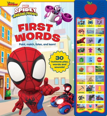 Disney Junior Marvel Spidey and His Amazing Friends: First Words Sound Book [With Battery]