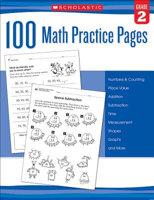 100 Math Practice Pages: Grade 2 Cover Image