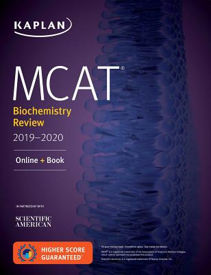 MCAT Biochemistry Review 2019-2020: Online + Book (Kaplan Test Prep) Cover Image