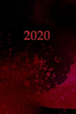 2020: Agenda semainier 2020 - Calendrier des semaines 2020 - rouge