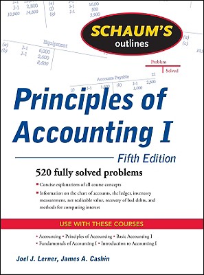 Schaum's Outline of Principles of Accounting I (Schaum's Outlines) Cover Image