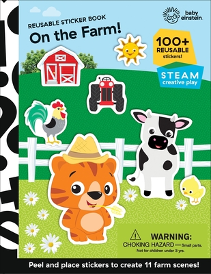 Baby Einstein: On the Farm! Reusable Sticker Book Cover Image