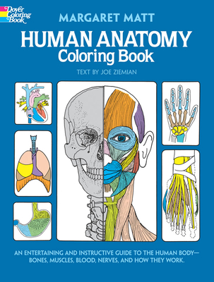 Human Anatomy Coloring Book Cover Image