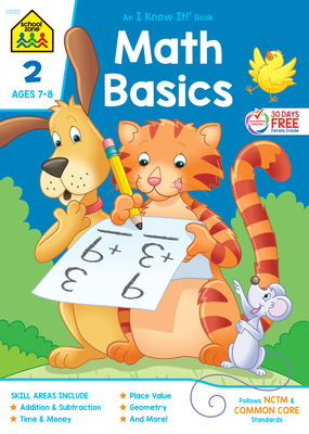 School Zone Math Basics Grade 2 Workbook