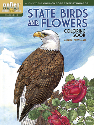 State Birds and Flowers Coloring Book (Dover Nature Coloring Book) Cover Image