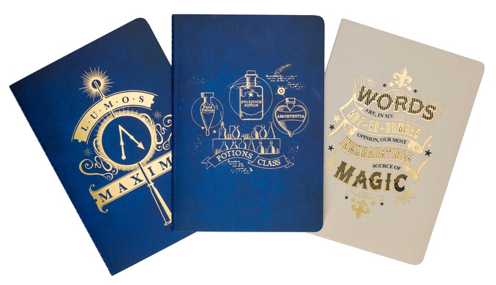 Harry Potter: Spells and Potions Planner Notebook Collection (Set of 3): (Harry Potter School Planner School, Harry Potter Gift, Harry Potter Stationery, Undated Planner) By Insights Cover Image