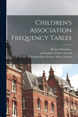 Children's Association Frequency Tables Cover Image