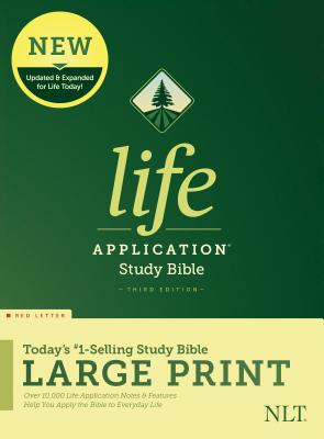 NLT Life Application Study Bible, Third Edition, Large Print (Red Letter, Hardcover) By Tyndale (Created by) Cover Image