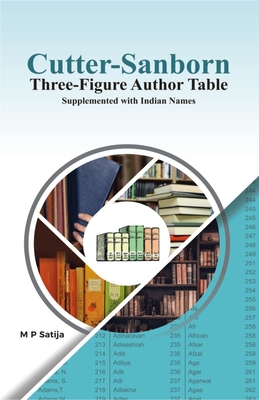 Cutter-Sanborn Three Figure Author Table: Supplemented with Indian Names Cover Image