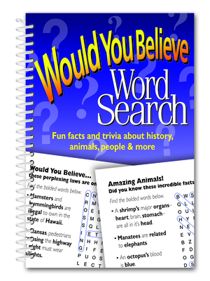 Would You Believe Word Search By Product Concept Editors (Editor) Cover Image