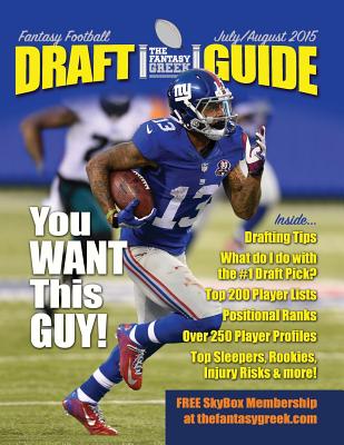 Fantasy Football Draft Guide July/August 2015 Cover Image