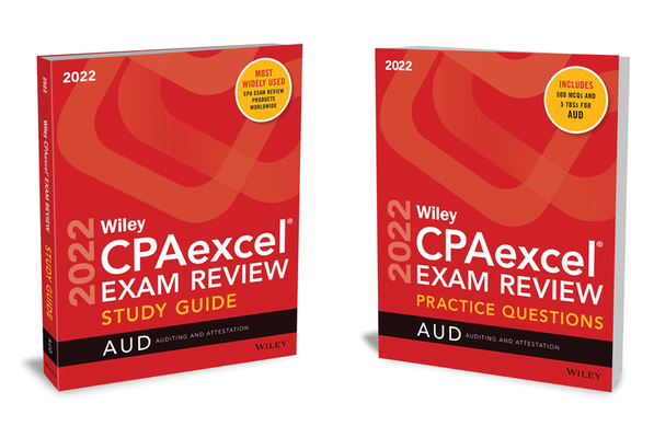 Wiley's CPA 2022 Study Guide + Question Pack: Auditing By Wiley Cover Image