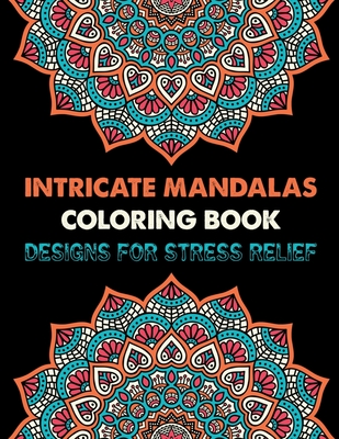 Adult Coloring book with stress relieving mandala patterns - shop