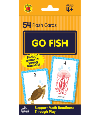 Go Fish Card Game: 54 Flash Cards (Brighter Child Flash Cards) Cover Image