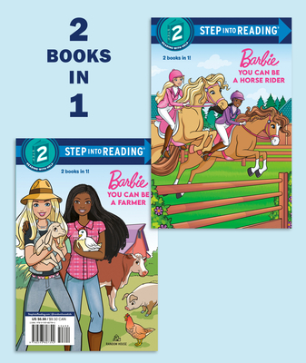 You Can Be a Horse Rider/You Can Be a Farmer (Barbie) (Step into Reading) By Bria Lymon, Random House (Illustrator) Cover Image