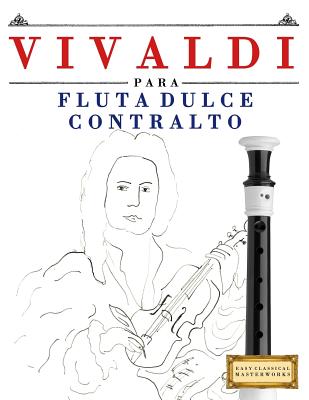 Vivaldi Para Flauta Dulce Contralto: 10 Piezas F Cover Image
