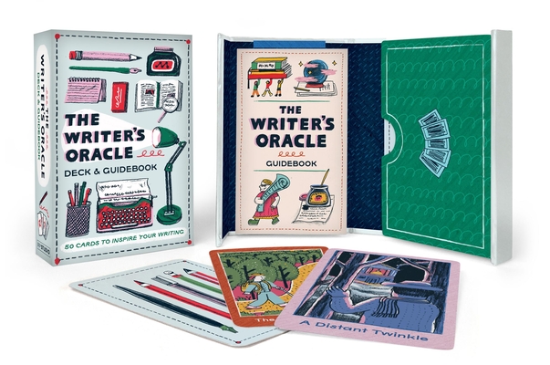 The Writer's Oracle Deck & Guidebook: 50 Cards to Inspire Your Writing By Alexandra Rowland, David Huang (Illustrator) Cover Image