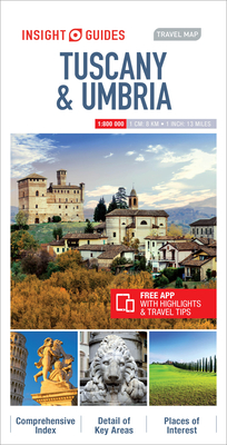 Insight Guides Travel Map Tuscany & Umbria (Insight Travel Maps) Cover Image