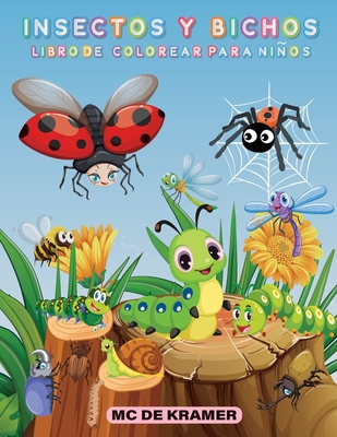 Insectos y bichos libro de colorear para niños: Páginas de productividad  para niños, ilustraciones y diseños de bichos e insectos para colorear,  libro (Paperback) | River Bend Bookshop LLC