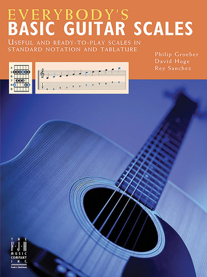 Everybody's Basic Guitar Scales By Philip Groeber (Composer), David Hoge (Composer), Rey Sanchez (Composer) Cover Image