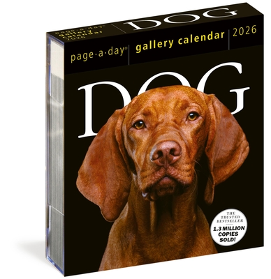 Dog Page-A-Day® Gallery Calendar 2026: An Elegant Canine Celebration By Workman Calendars Cover Image