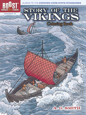 Story of the Vikings Coloring Book, Grades 3-5 (Dover World History Coloring Books)