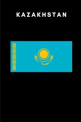 Kazakhstan: Country Flag A5 Notebook to write in with 120 pages Cover Image