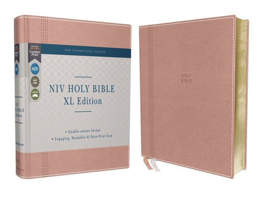 Niv, Holy Bible, XL Edition, Leathersoft, Pink, Comfort Print Cover Image