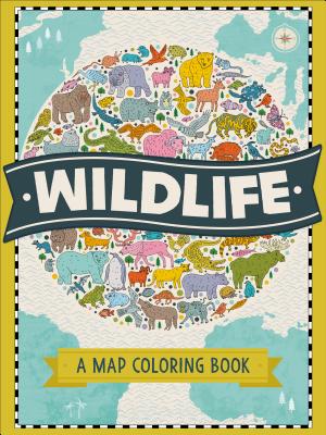 Wildlife: A Map Coloring Book Cover Image