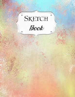 Sketch Book: Watercolor Sketchbook Scetchpad for Drawing or Doodling Notebook Pad for Creative Artists #3 Rose Gold Orange Blue Yel Cover Image