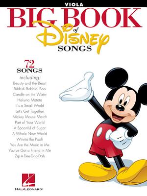 The Big Book of Disney Songs: Viola By Hal Leonard Corp (Created by) Cover Image