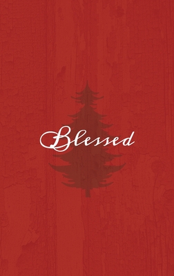 Blessed: A Red Hardcover Decorative Book for Decoration with Spine Text to Stack on Bookshelves, Decorate Coffee Tables, Christ Cover Image