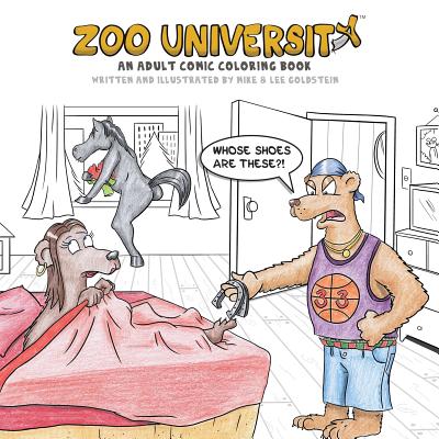 Zoo University: An Adult Comic Coloring Book