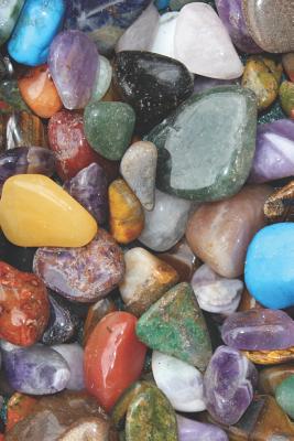 Tumbled Gemstones Portable Notebook: For Free Spirits, Bohemians, and Hippies By Pagan Essentials Cover Image