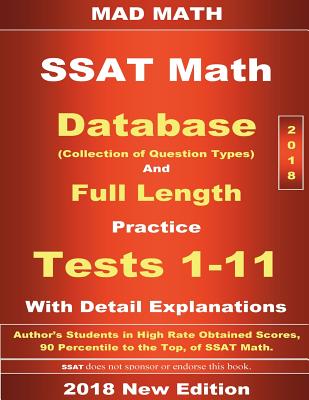 2018 SSAT Database and 11 Tests Cover Image