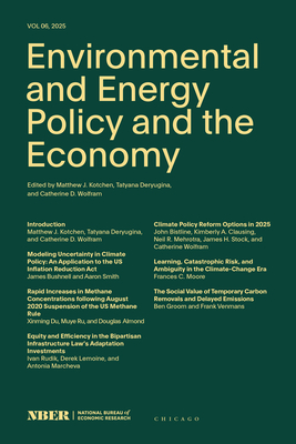 Environmental and Energy Policy and the Economy: Volume 6 (NBER-Environmental and Energy Policy and the Economy #6) By Matthew J. Kotchen (Editor), Tatyana Deryugina (Editor), Catherine D. Wolfram (Editor) Cover Image