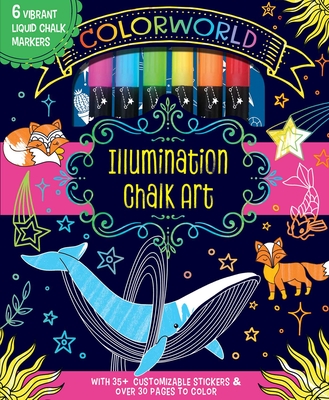 Illumination Chalk Art (ColorWorld) By Editors of Silver Dolphin Books, Lizzie Preston (Illustrator) Cover Image