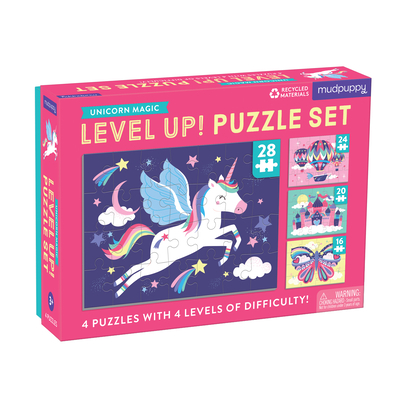 Unicorn Magic Level Up! Puzzle Set By Galison Mudpuppy (Created by) Cover Image