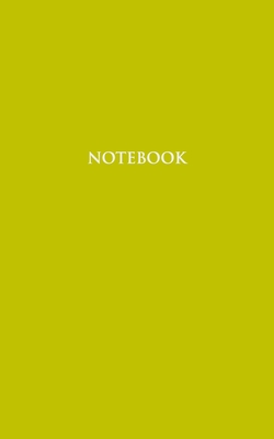 Notebook: College Wide Ruled Notebook - Small (5 x 8) inches) - 110 Numbered Pages - Yellow Softcover By Great Lines Cover Image