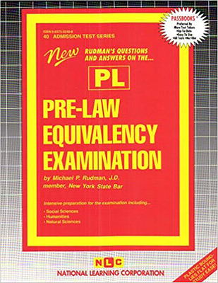 PRE-LAW EQUIVALENCY EXAMINATION (PL): Passbooks Study Guide (Admission Test Series (ATS)) By National Learning Corporation Cover Image