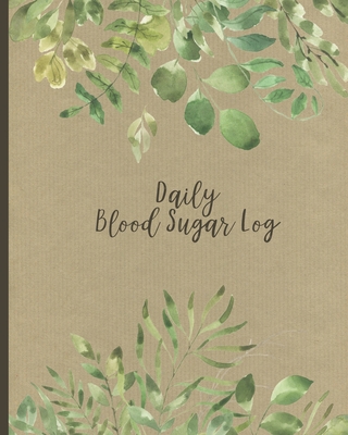 Daily Blood Sugar Log: Two Year Diabetes Log Book - Daily Glucose Readings - One-Month Page Spreads - Record How You Feel, Note Pages and BON By Hip Trackers Cover Image