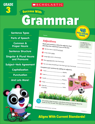 Scholastic Success with Grammar Grade 3 Workbook Cover Image