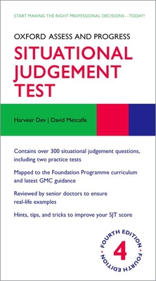 Oxford Assess and Progress: Situational Judgement Test By David Metcalfe, Harveer Dev Cover Image