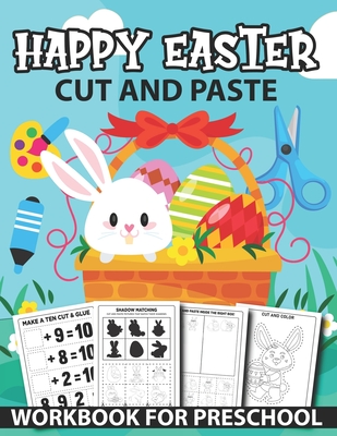 Happy Easter Scissors Skill Book for kids: Funny Cutting Practice