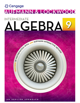 Intermediate Algebra: An Applied Approach Cover Image