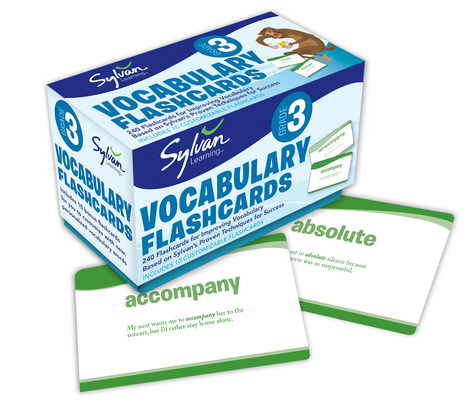 3rd Grade Vocabulary Flashcards: 240 Flashcards for Improving Vocabulary Based on Sylvan's Proven Techniques for Success (Sylvan Language Arts Flashcards) By Sylvan Learning Cover Image